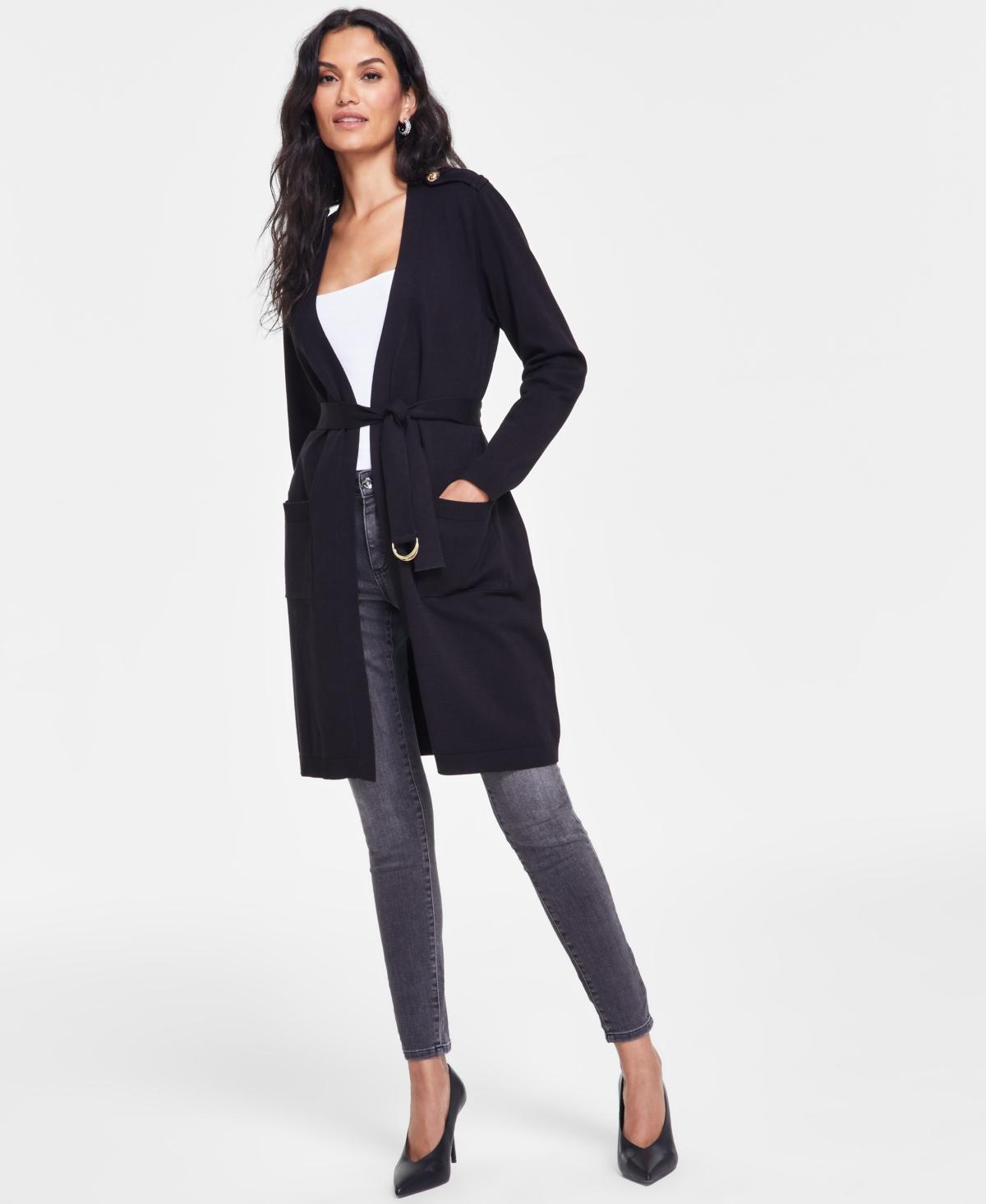 I.n.c. International Concepts Womens Belted Cardigan, Created for Macys Product Image