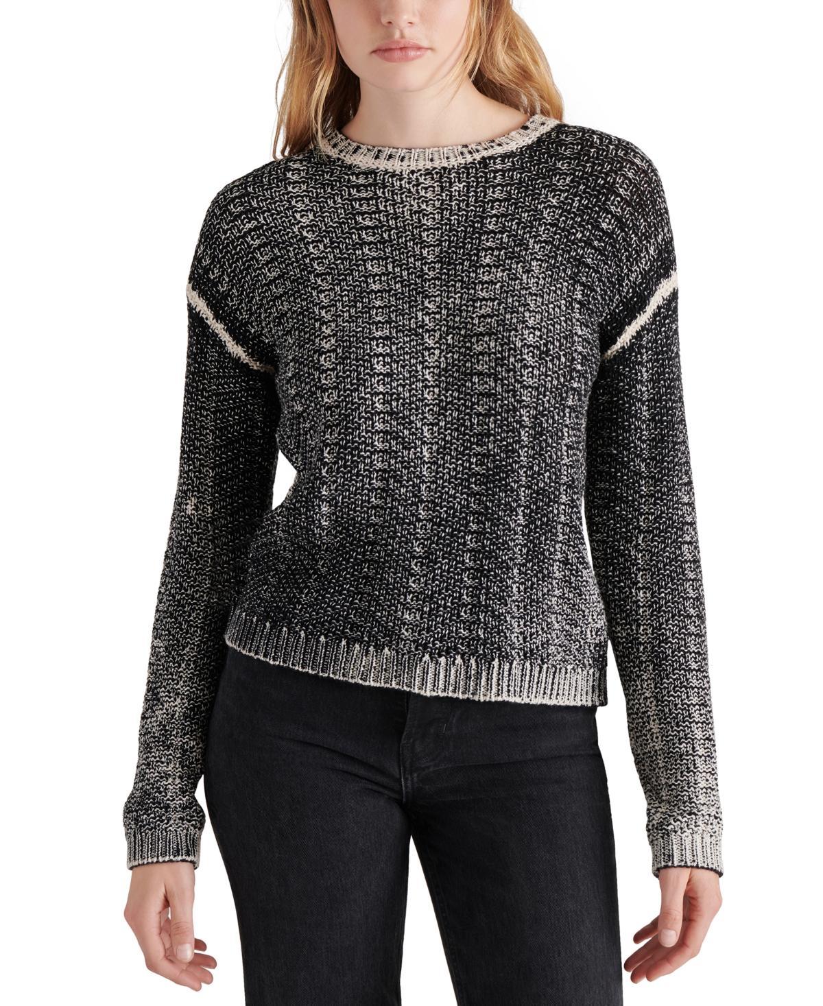 Steve Madden Womens Renzo Cable-Knit Sweater Product Image