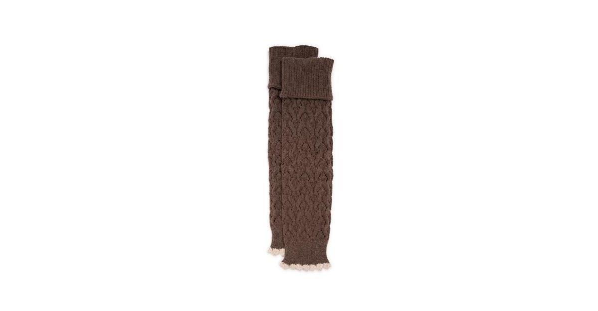 Womens MUK LUKS Tall Pointelle Leg Warmers Product Image