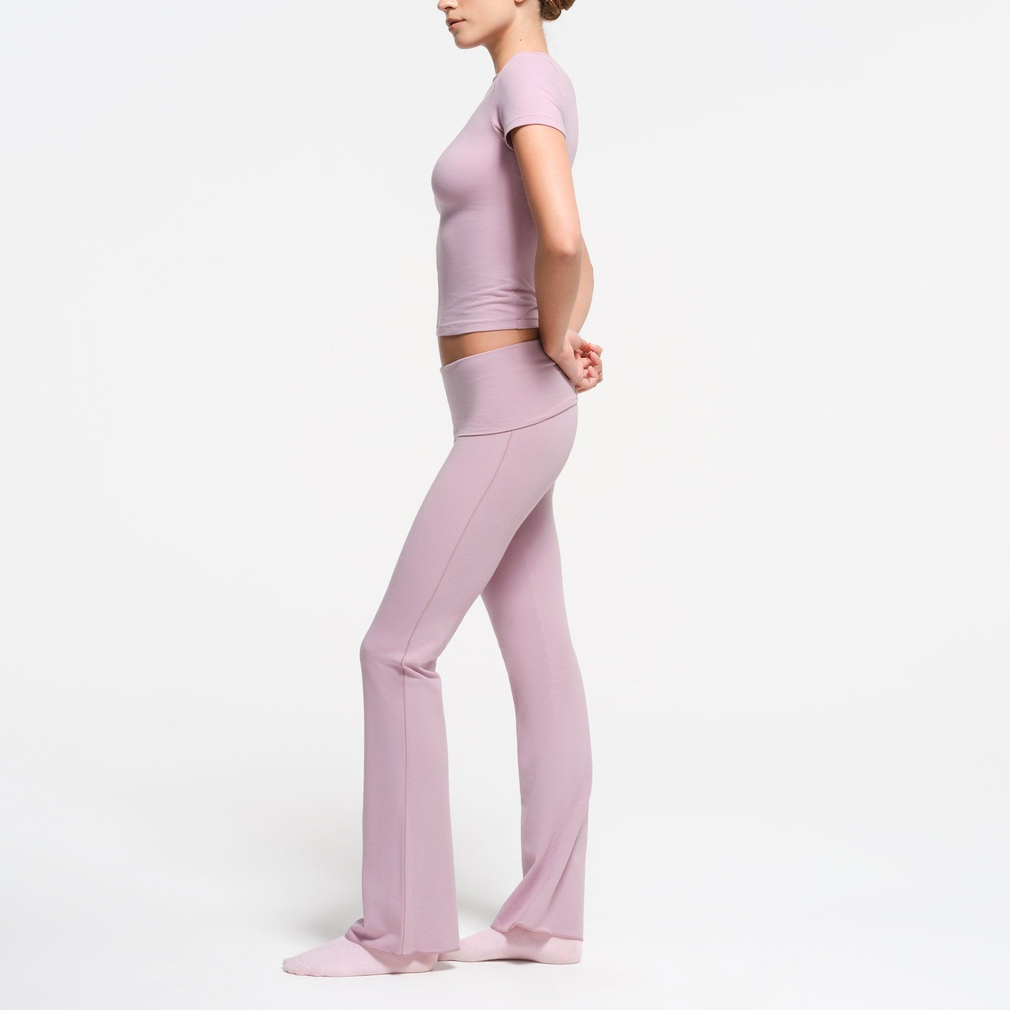 COTTON JERSEY FOLDOVER PANT | DUSK Product Image