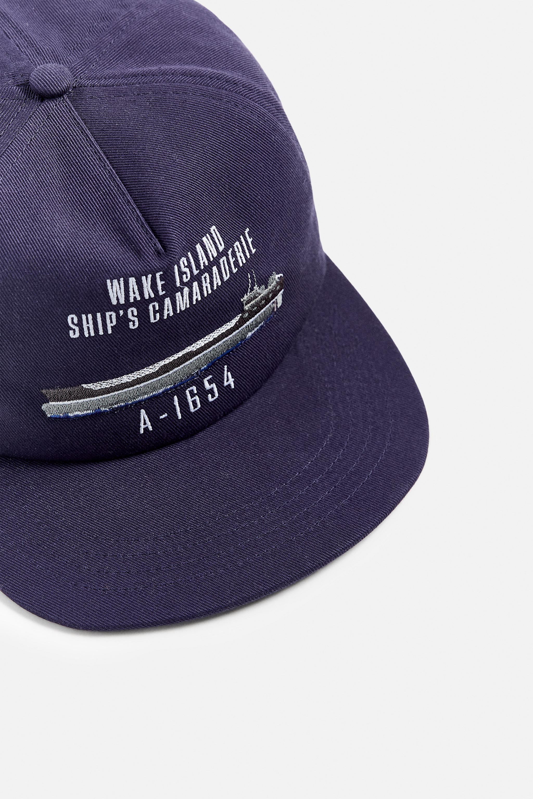 FLAT VISOR EMBROIDERED CAP Product Image