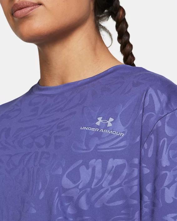Women's UA Vanish Energy Emboss Crop Short Sleeve Product Image