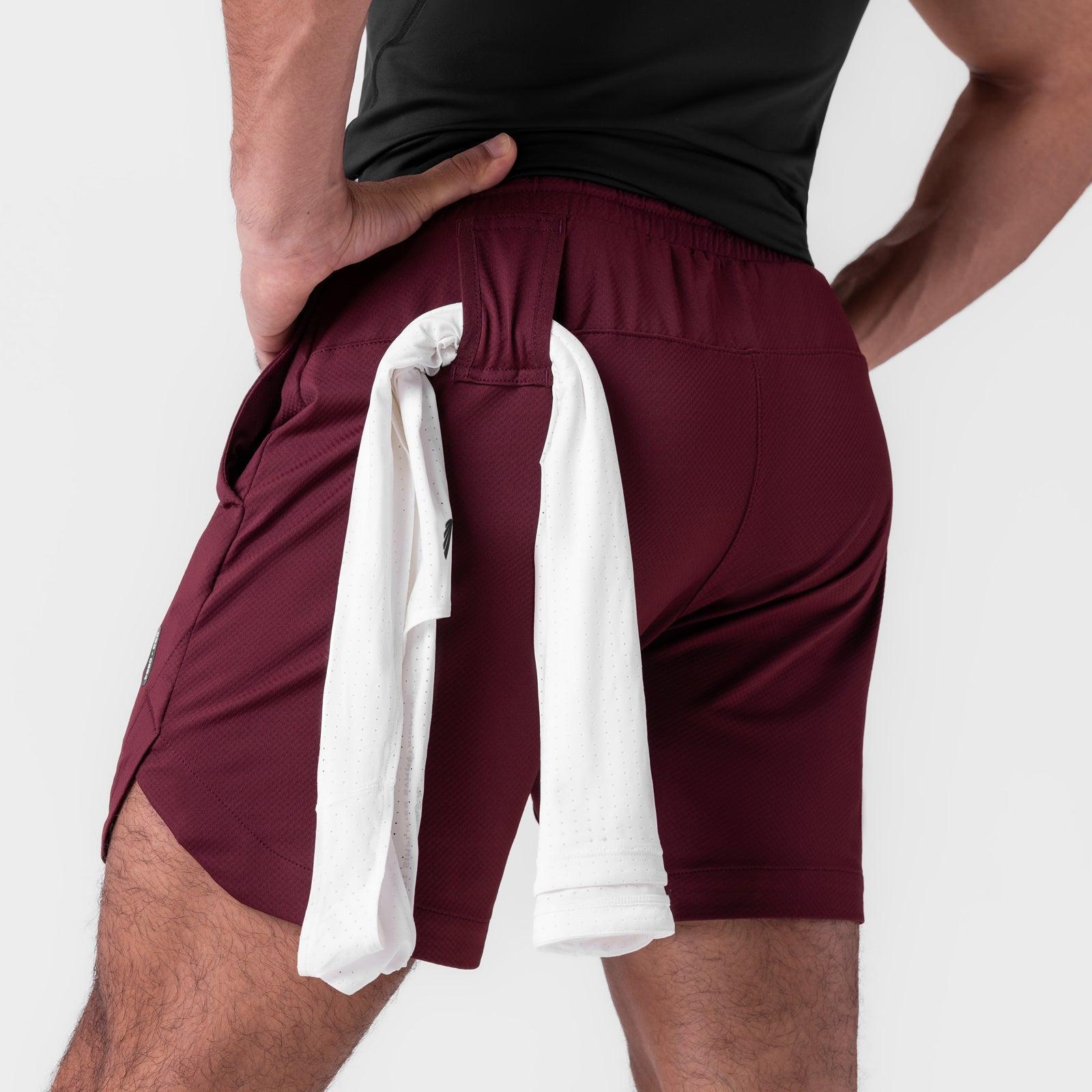 0994. AeroSilver® 7" Linerless Short - Crimson Product Image