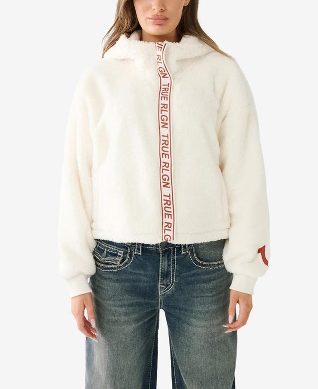 True Religion Womens Chenille Full Length Hoodie Product Image