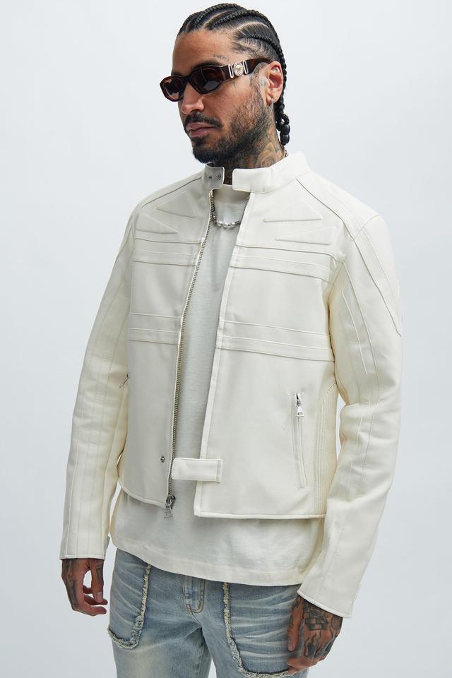 Lord Moto Jacket - White Product Image