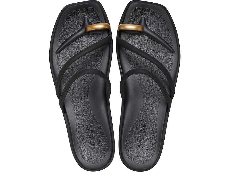 Crocs Miami Toe Loop Sandals (Metallic ) Women's Sandals Product Image