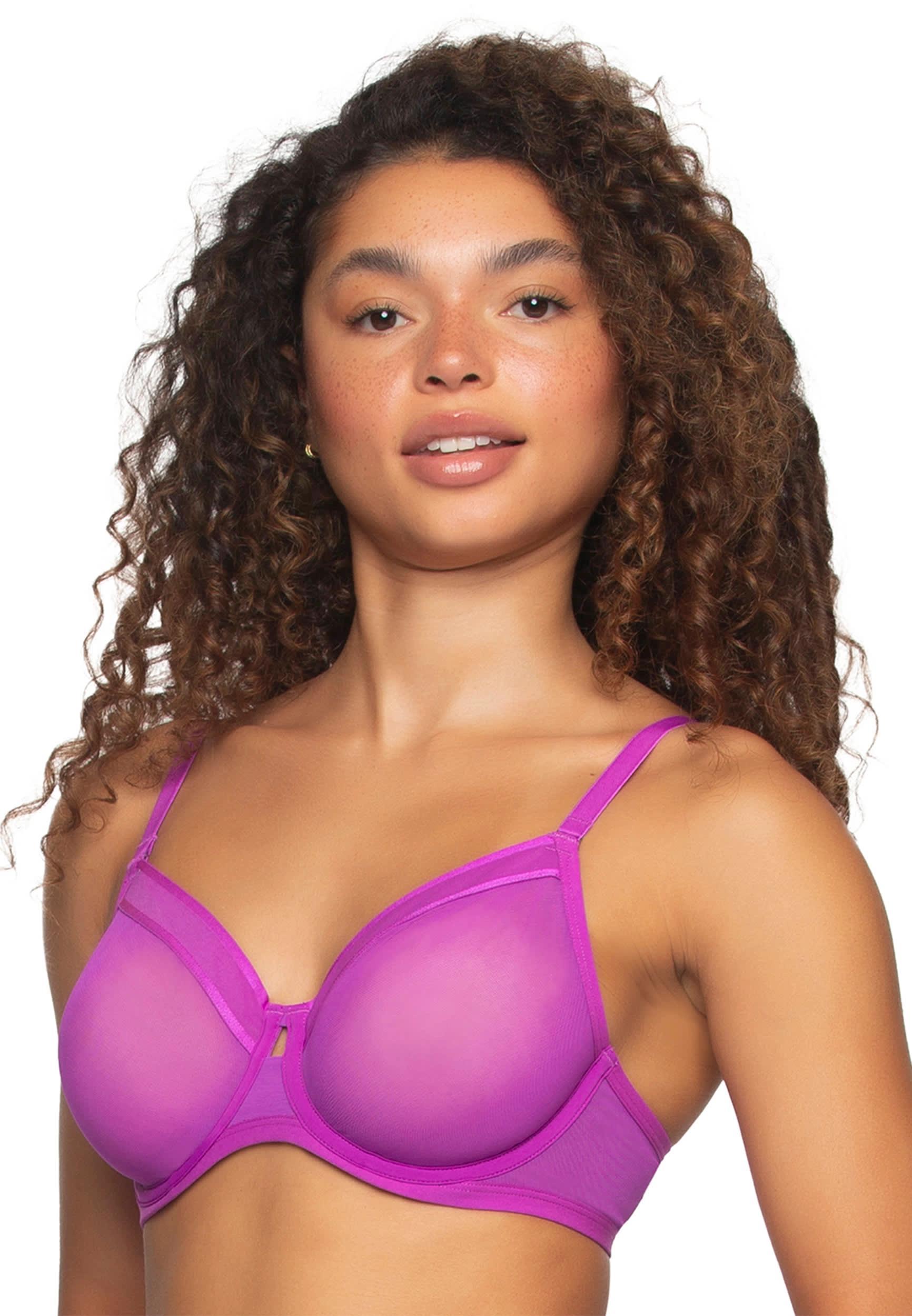 Felina Ethereal Sheer Mesh Unlined Underwire Bra Product Image