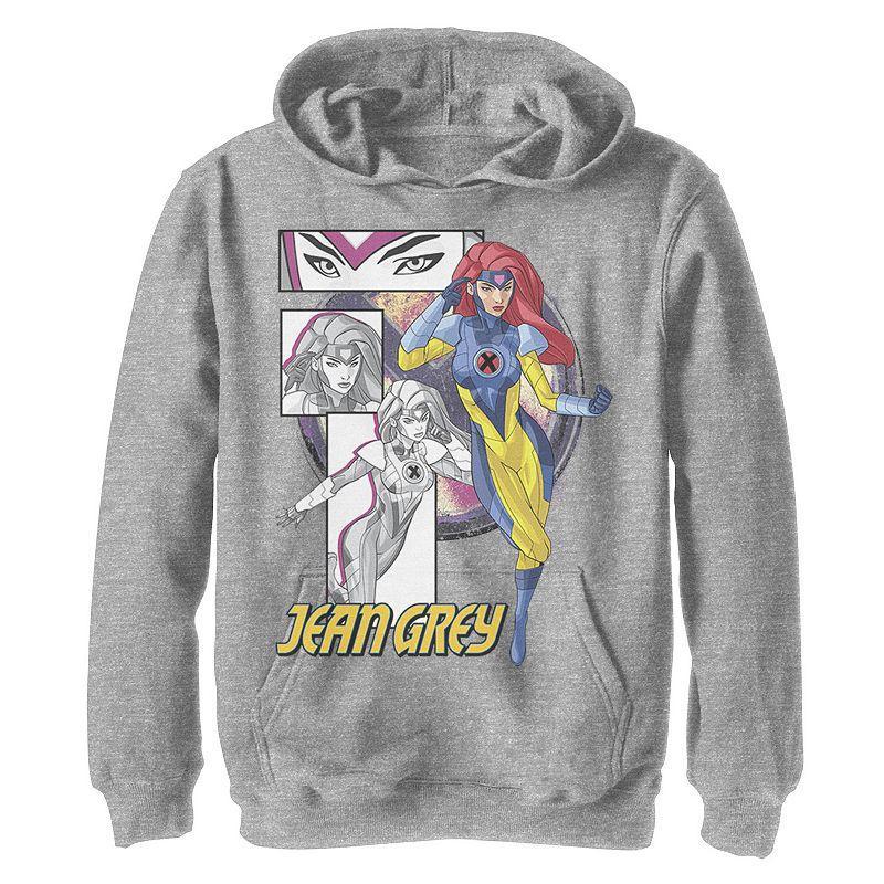 Boys 8-20 Marvel X-Men Jean Grey Collage Fleece Sweatshirt, Boys Athletic Grey Product Image