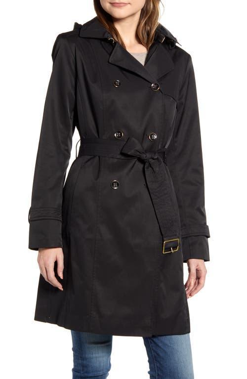 Cole Haan Signature Hooded Trench Coat Product Image