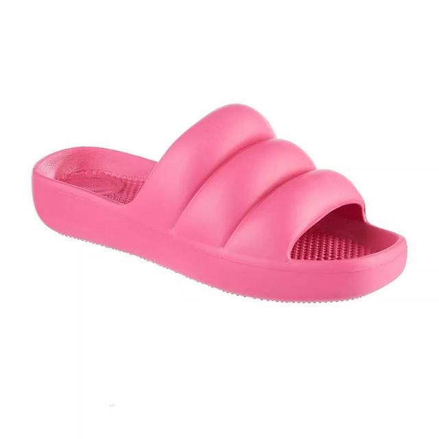 totes Womens Everywear Molded Puffy Slide Sandals Product Image