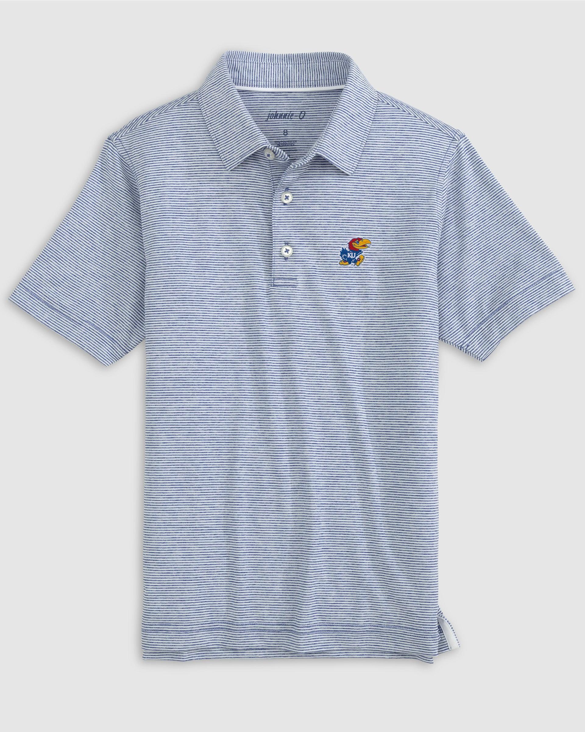 johnnie-O Florida Lyndonn Jr. Striped Jersey Performance Polo Product Image