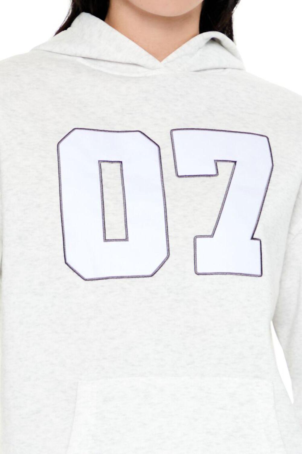 07 Graphic Fleece Hoodie | Forever 21 Product Image