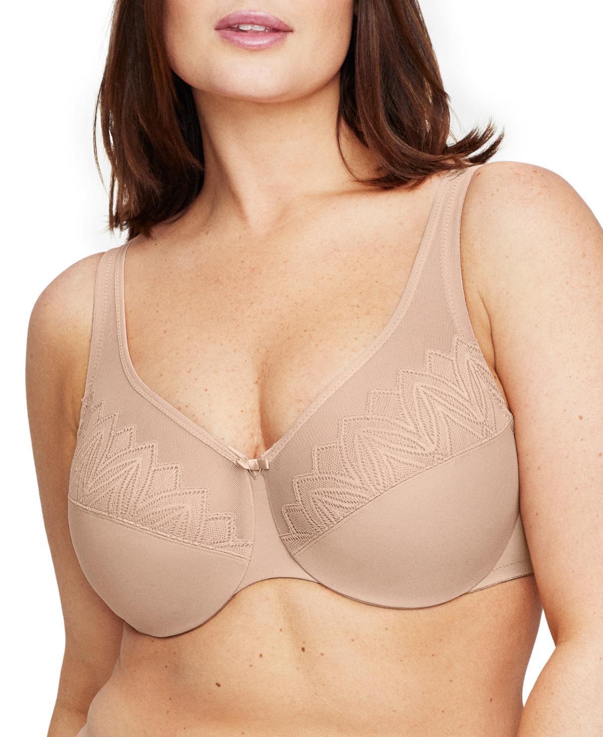 Glamorise Full Figure Plus Size Wonder Wire Minimizer Underwire Bra, 9003 Product Image