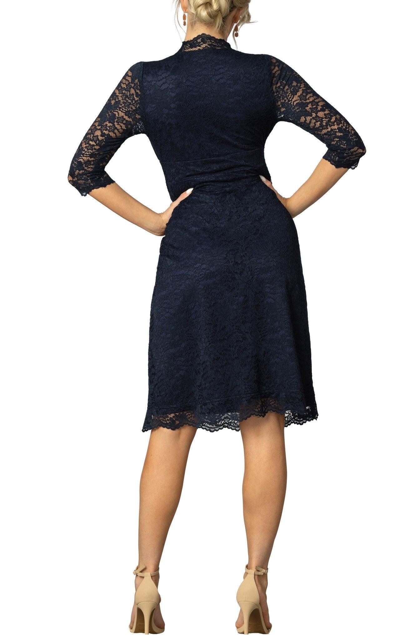 Scalloped Boudoir Lace Dress Product Image