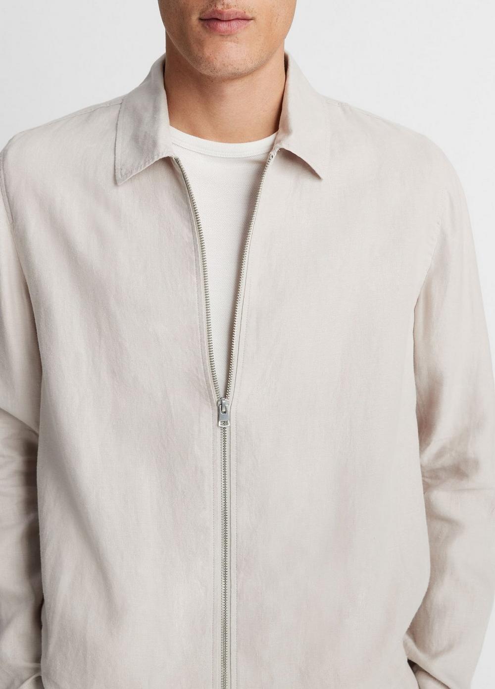 Hemp Zip-Up Jacket Product Image