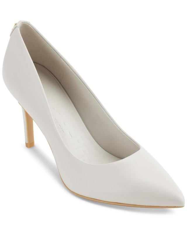 Karl Lagerfeld Paris Womens Royale Pointed-Toe Patent Dress Pumps Product Image