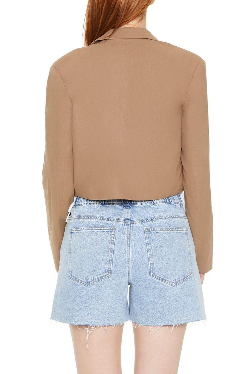 Cropped Double-Breasted Blazer | Forever 21 Product Image