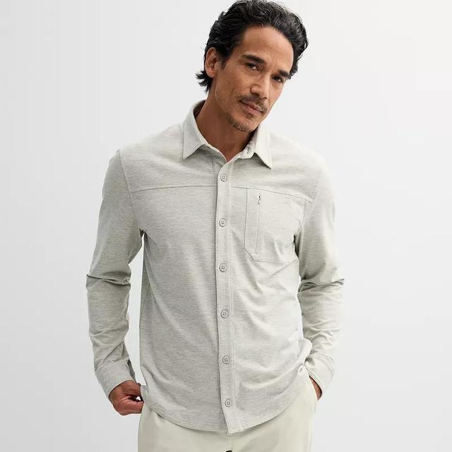 Mens FLX Luxury Soft Cozy Wander Button-Down Shirt Product Image