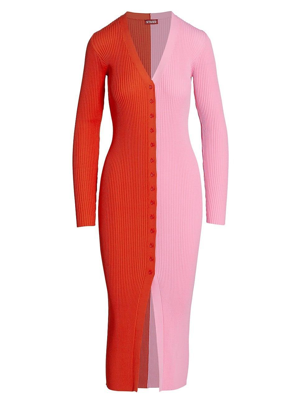 Womens Shoko Colorblocked Midi-Dress Product Image