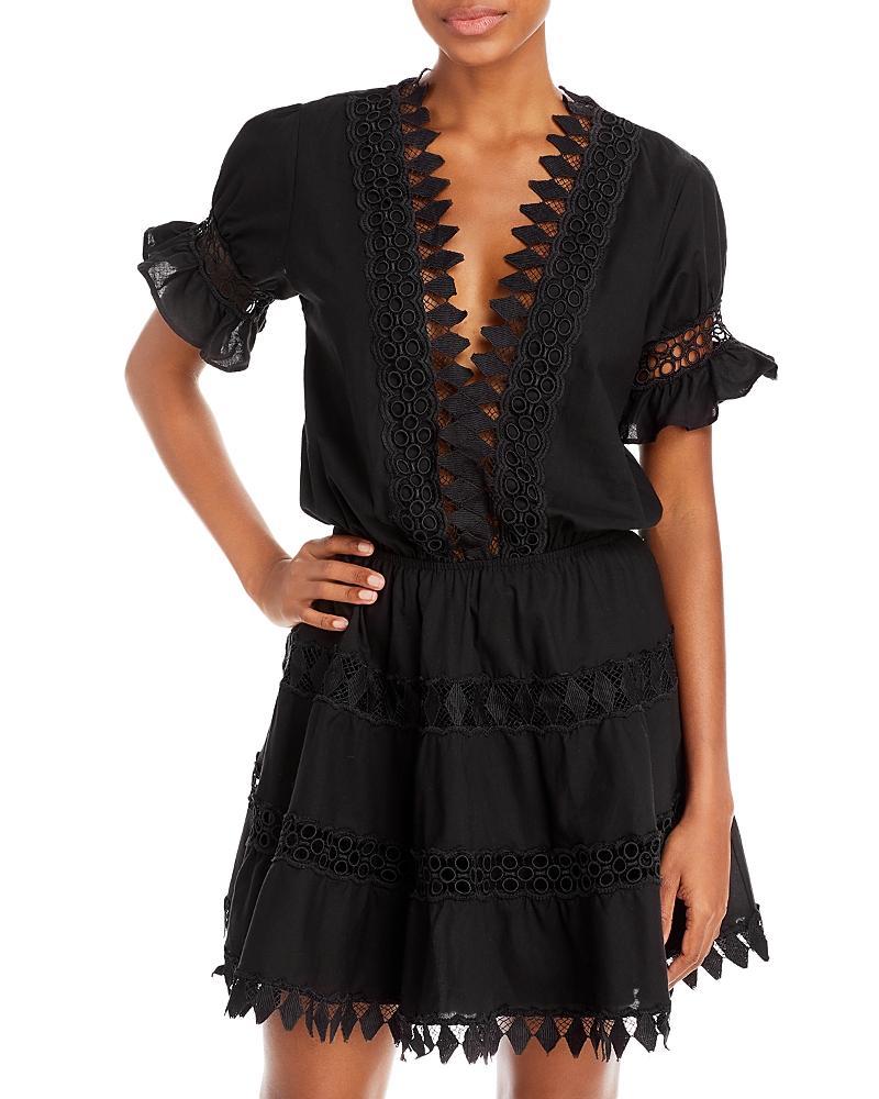 Womens Ora Embroidered Mini Dress Product Image