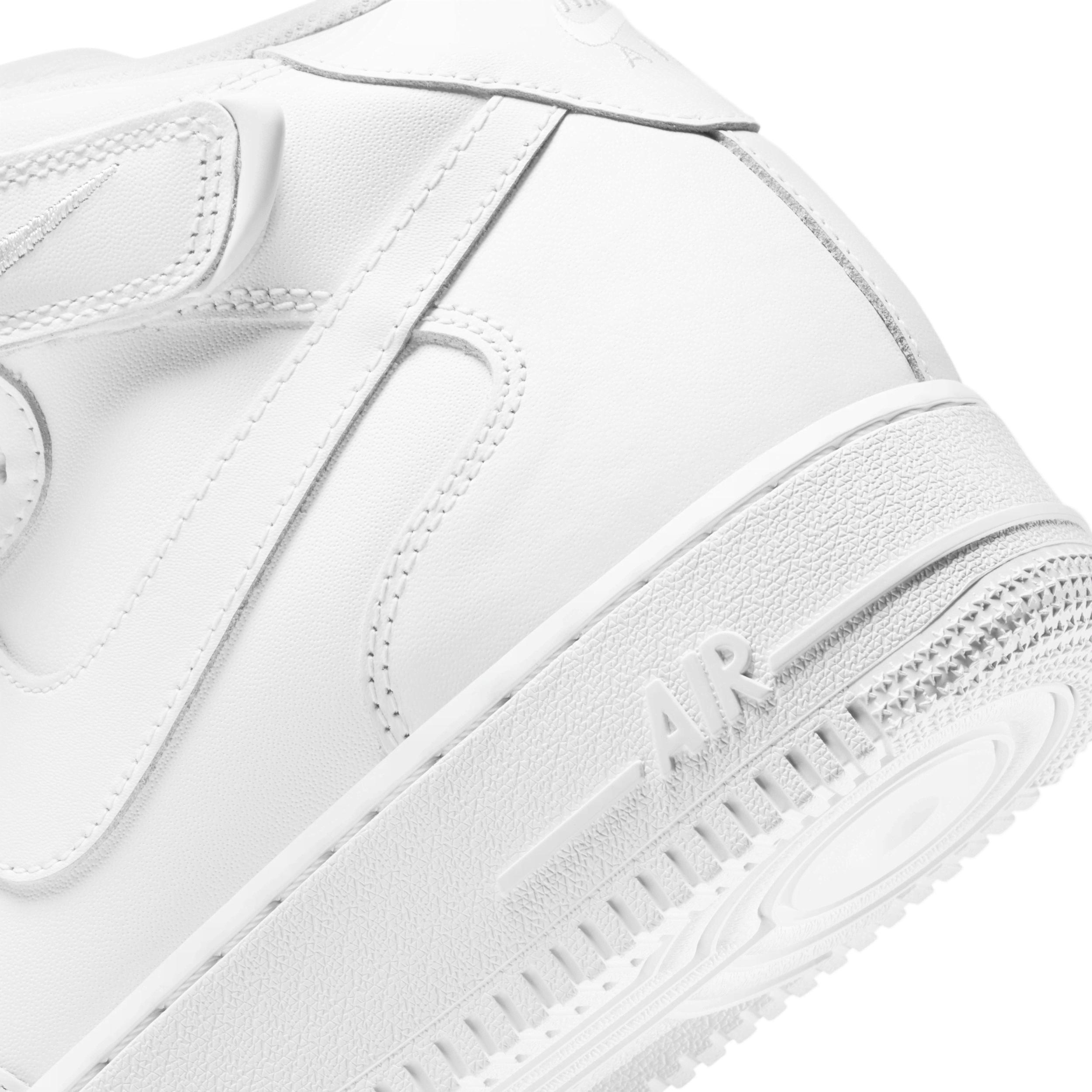 Nike Mens Nike Air Force 1 Mid 07 LE - Mens Basketball Shoes White/White Product Image