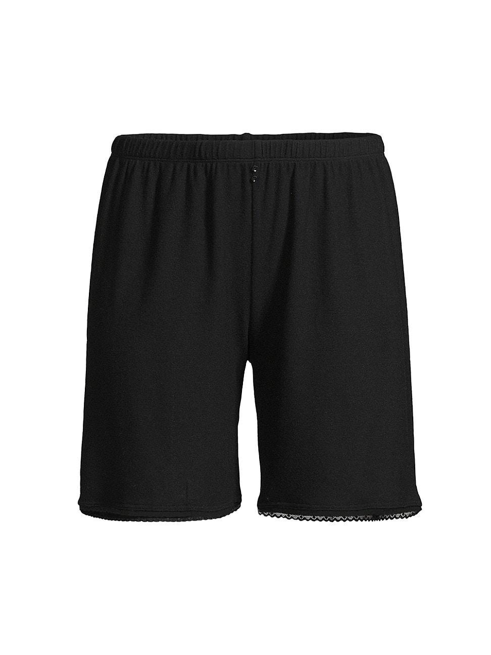 Womens River Scallop Trim Sweat Shorts Product Image