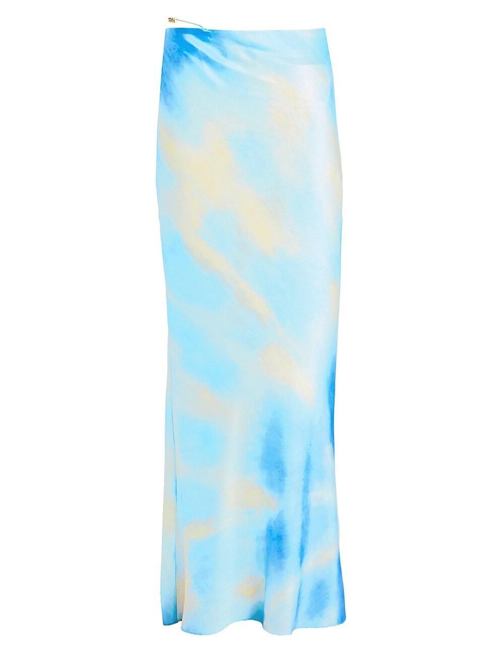 Womens Silvana Silk Maxi Skirt Product Image