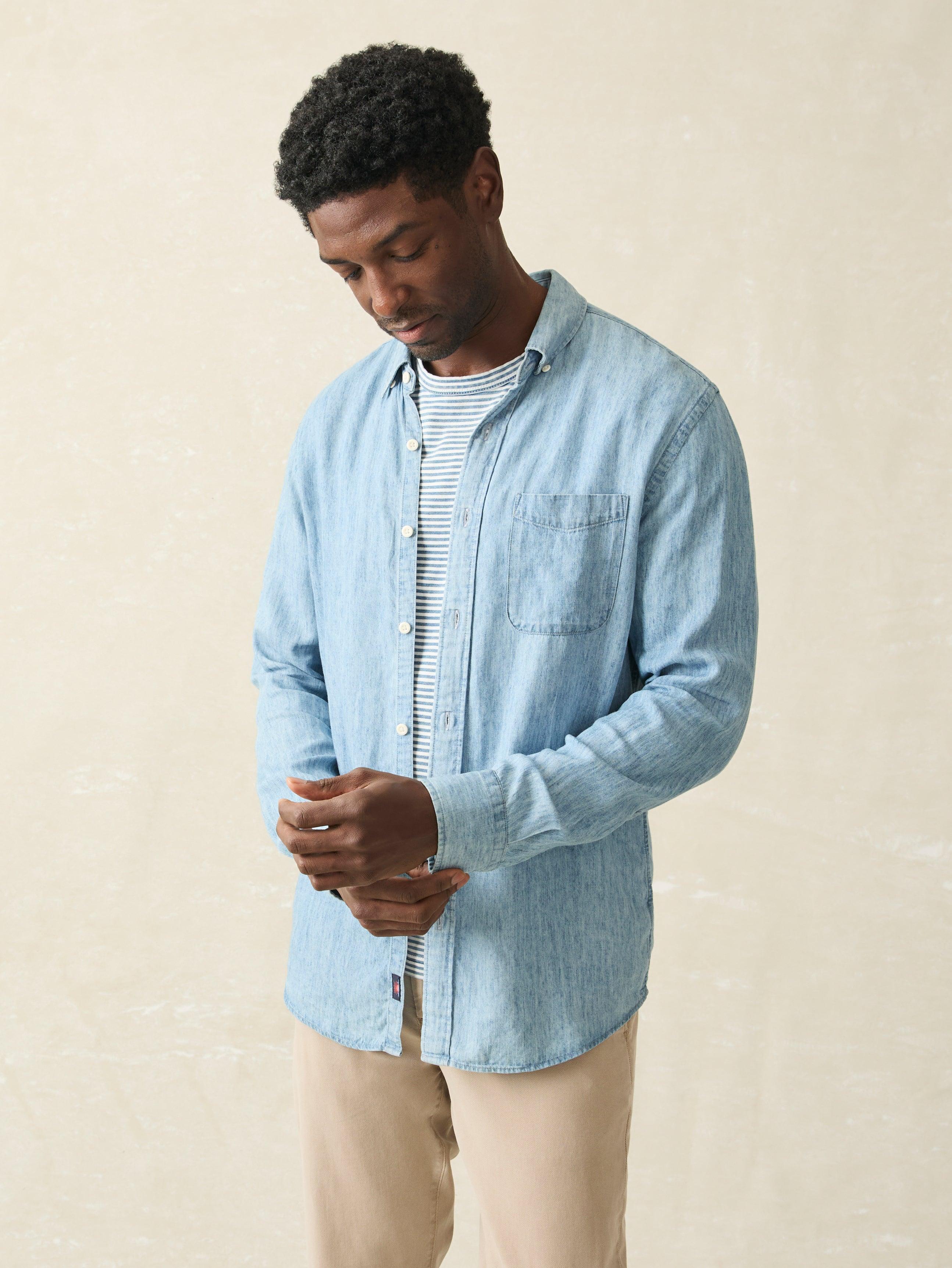 Tried & True Chambray Shirt (Tall) - Vintage Indigo Male Product Image