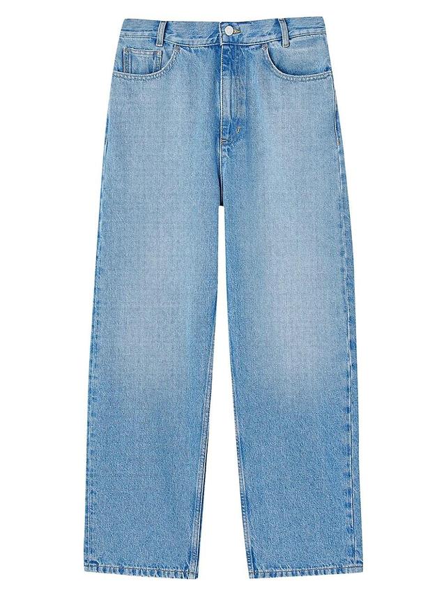 sandro Bibi Straight Leg Jeans Product Image