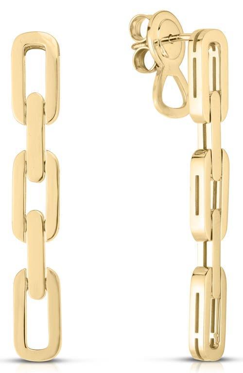 Roberto Coin Navarra Link Drop Earrings Product Image