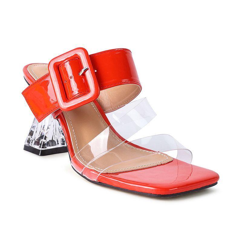 London Rag City Girl Womens Slide Buckle Sandals Product Image