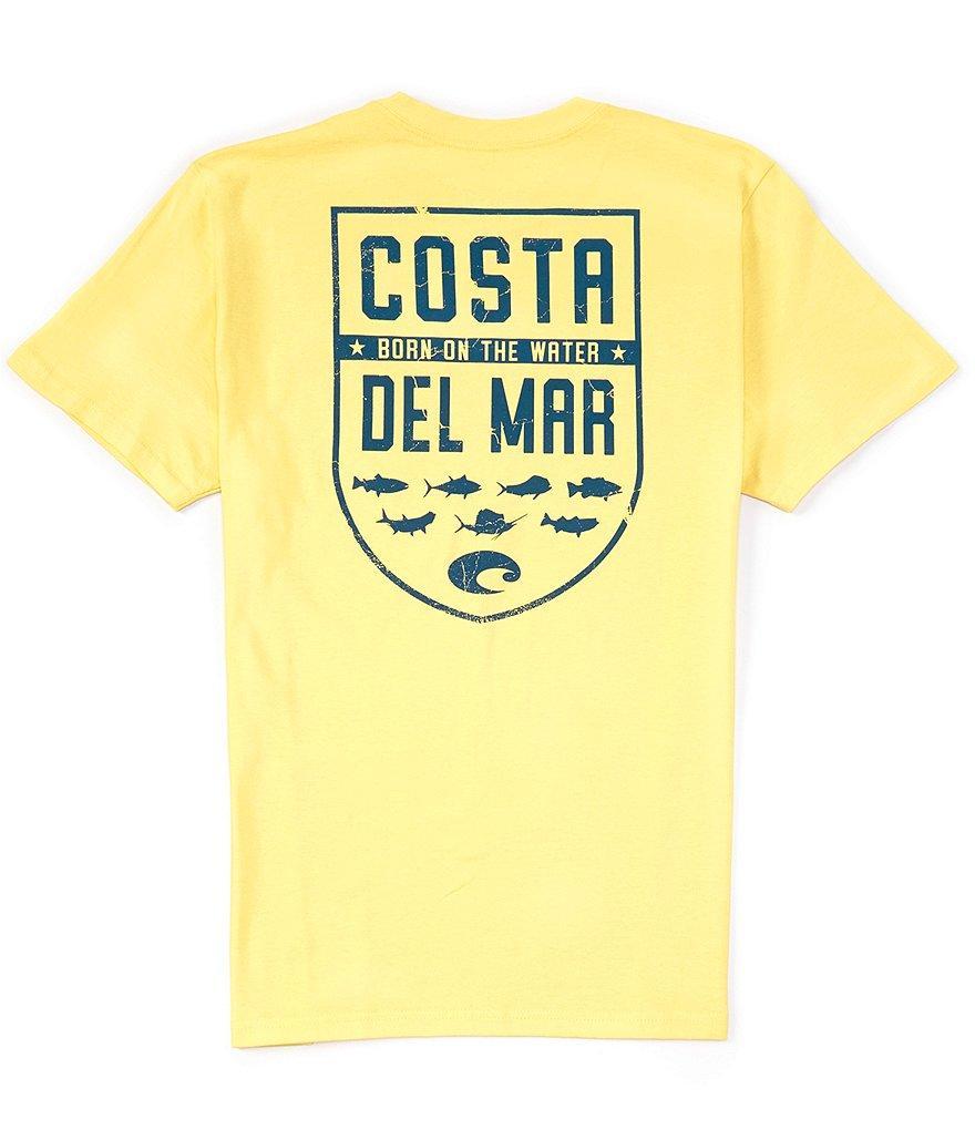 Costa Men's Shield Graphic Short-Sleeve Heathered T-Shirt Product Image