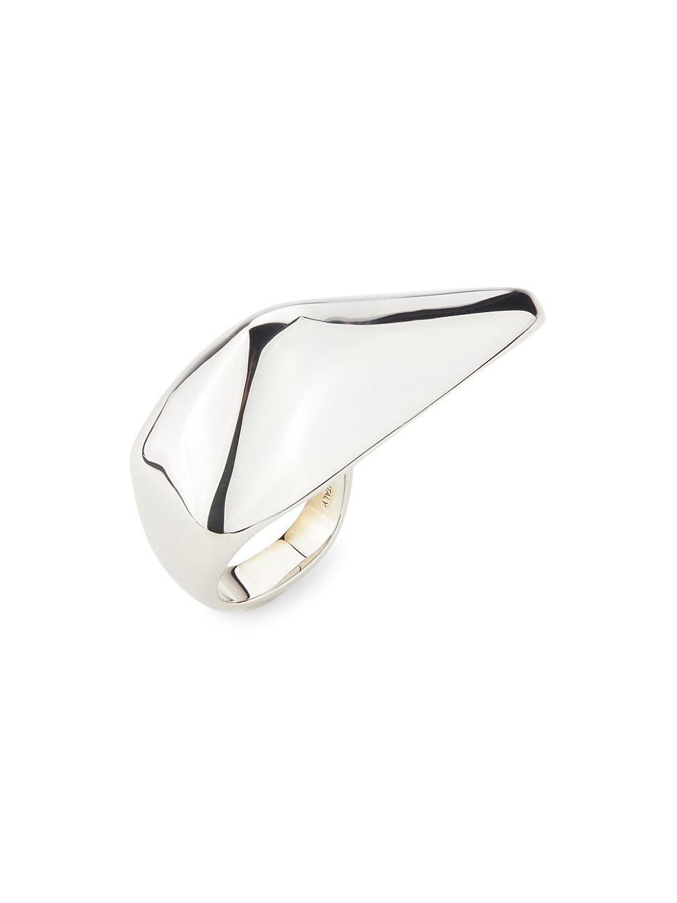 Womens Silvertone Claw Ring Product Image