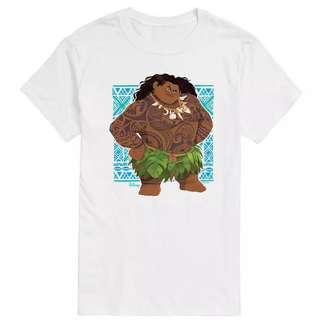 Disneys Moana 2 Big & Tall Maui Portrait Tribal Graphic Tee, Mens Product Image