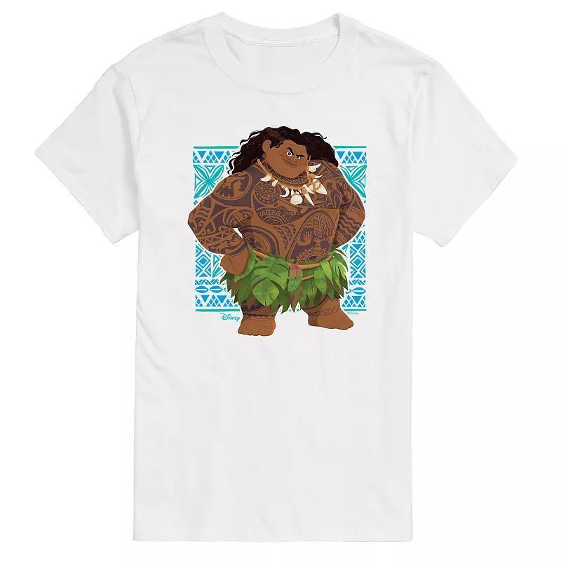 Disneys Moana 2 Big & Tall Maui Portrait Tribal Graphic Tee, Mens Product Image