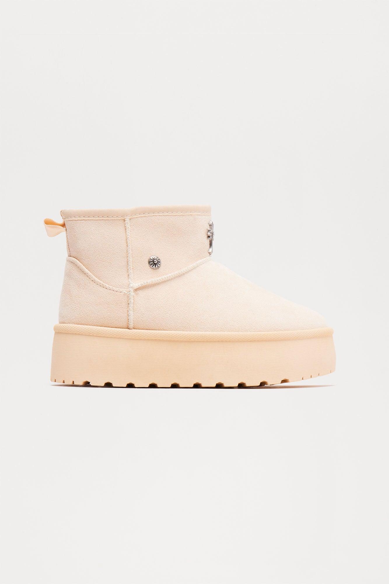 Brooke Platform Booties - Cream product image