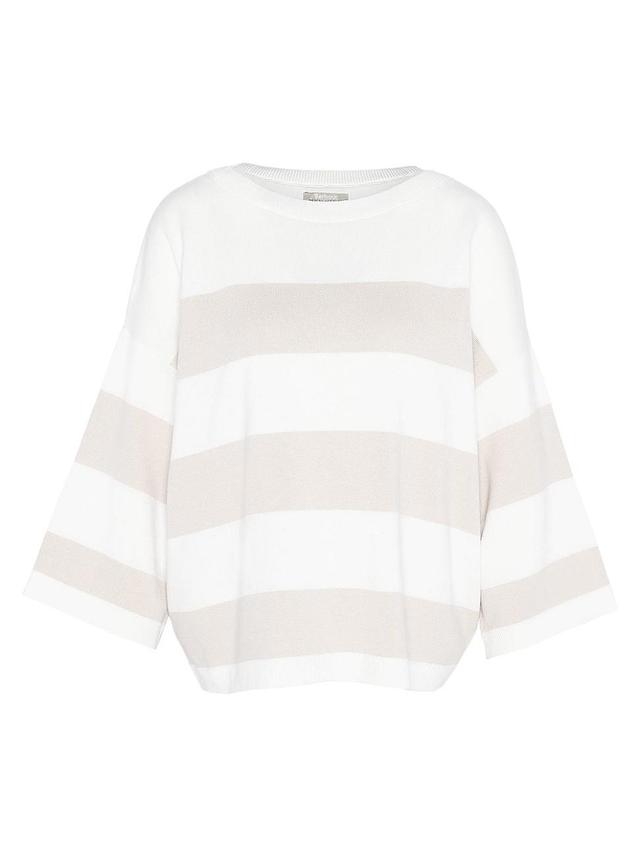 Barbour Vivienne Stripe Cotton Sweater Product Image