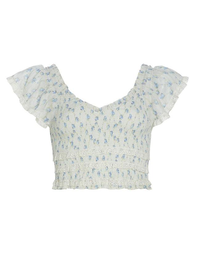 Womens Beaming Crop Top Product Image