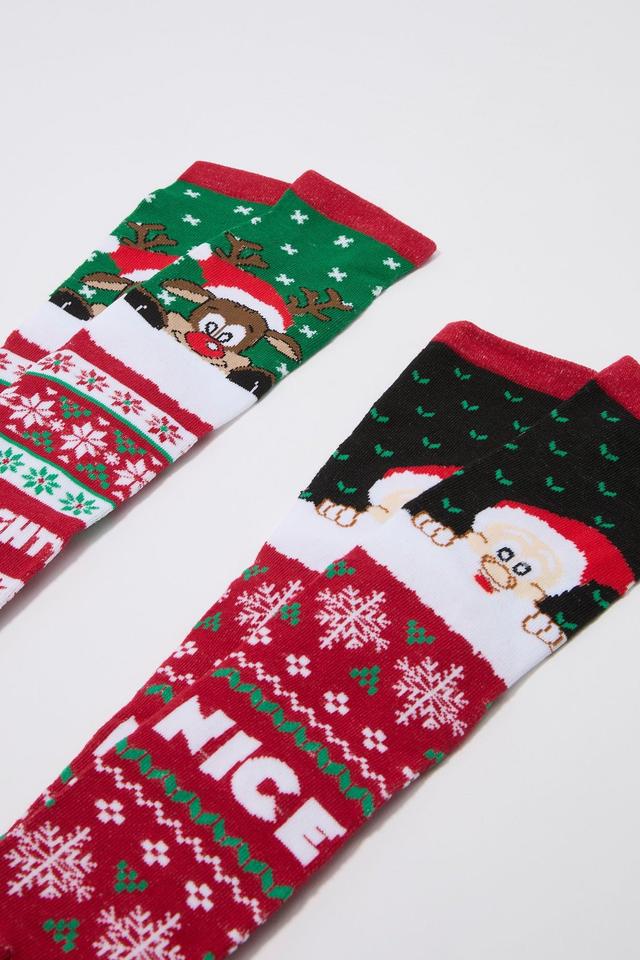 Christmas Crew Socks (2 Pack) Male Product Image