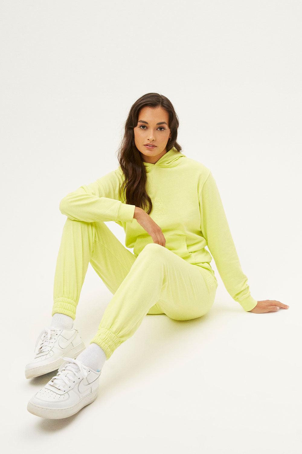 Frank Oversized Sweatpants - Lemonade Product Image