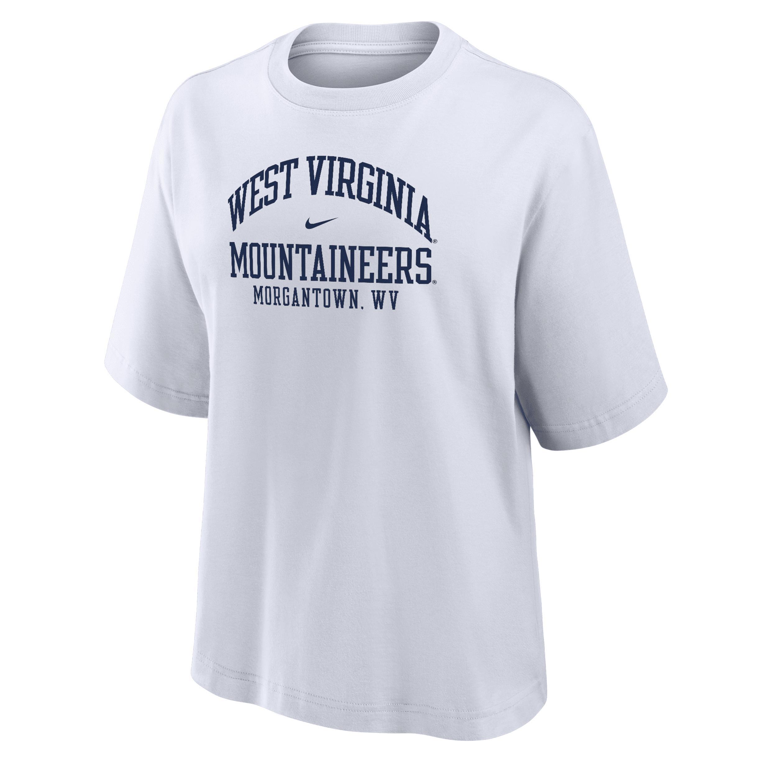 West Virginia Nike Women's College Boxy T-Shirt Product Image