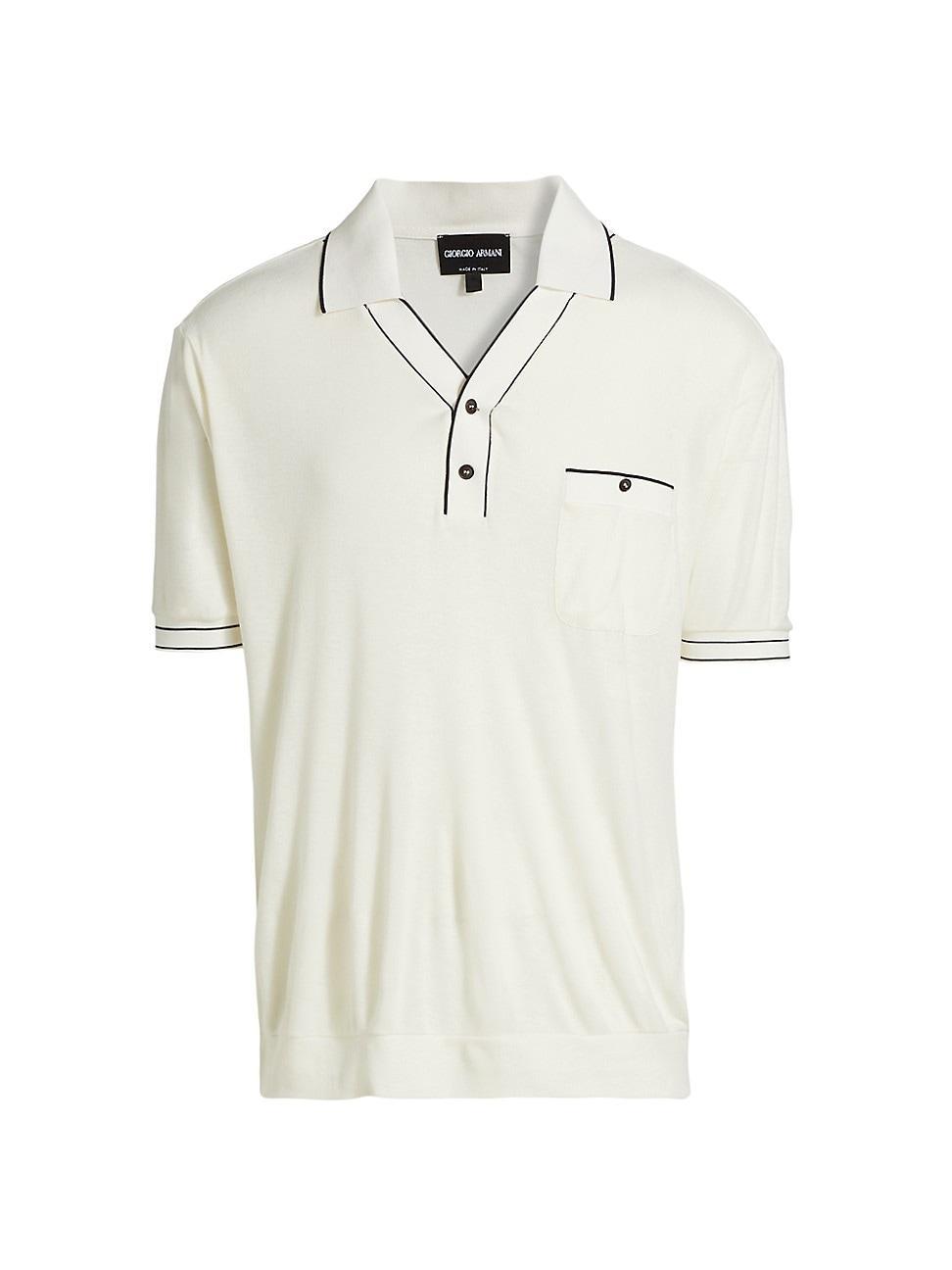 Mens Wool-Blend Polo Shirt Product Image