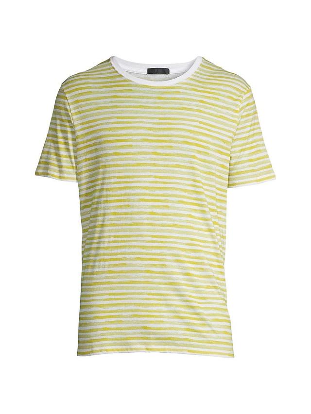 Mens Striped Watermark Jersey T-Shirt Product Image