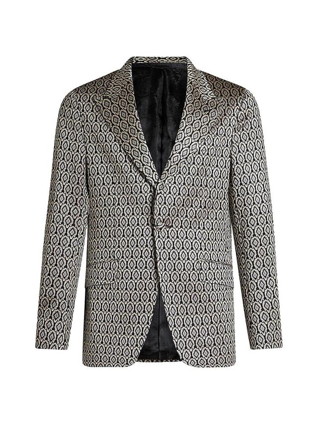 Mens Roma Jersey Peak Lapel Jacket Product Image