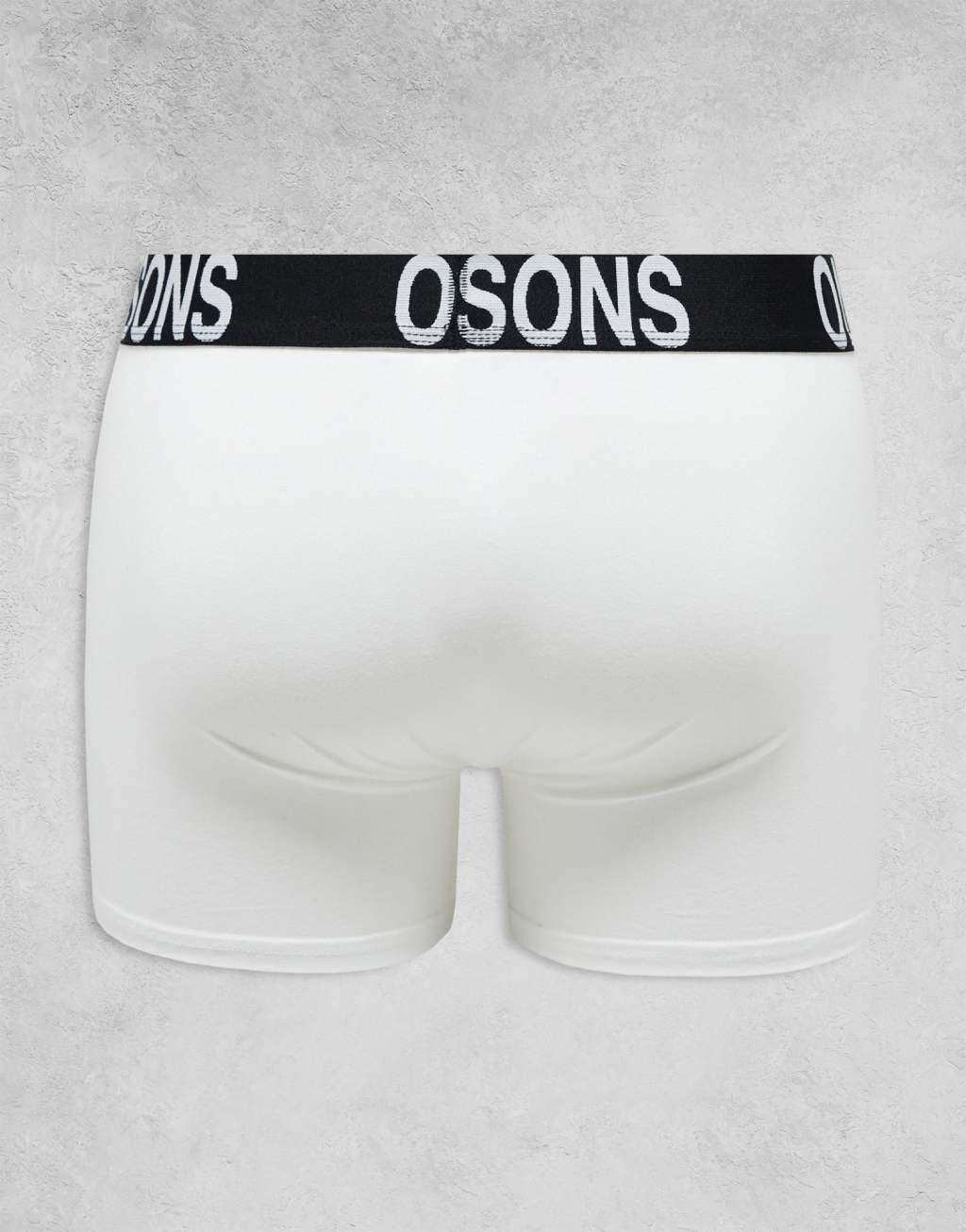 ONLY & SONS 3 pack briefs in black gray & white Product Image