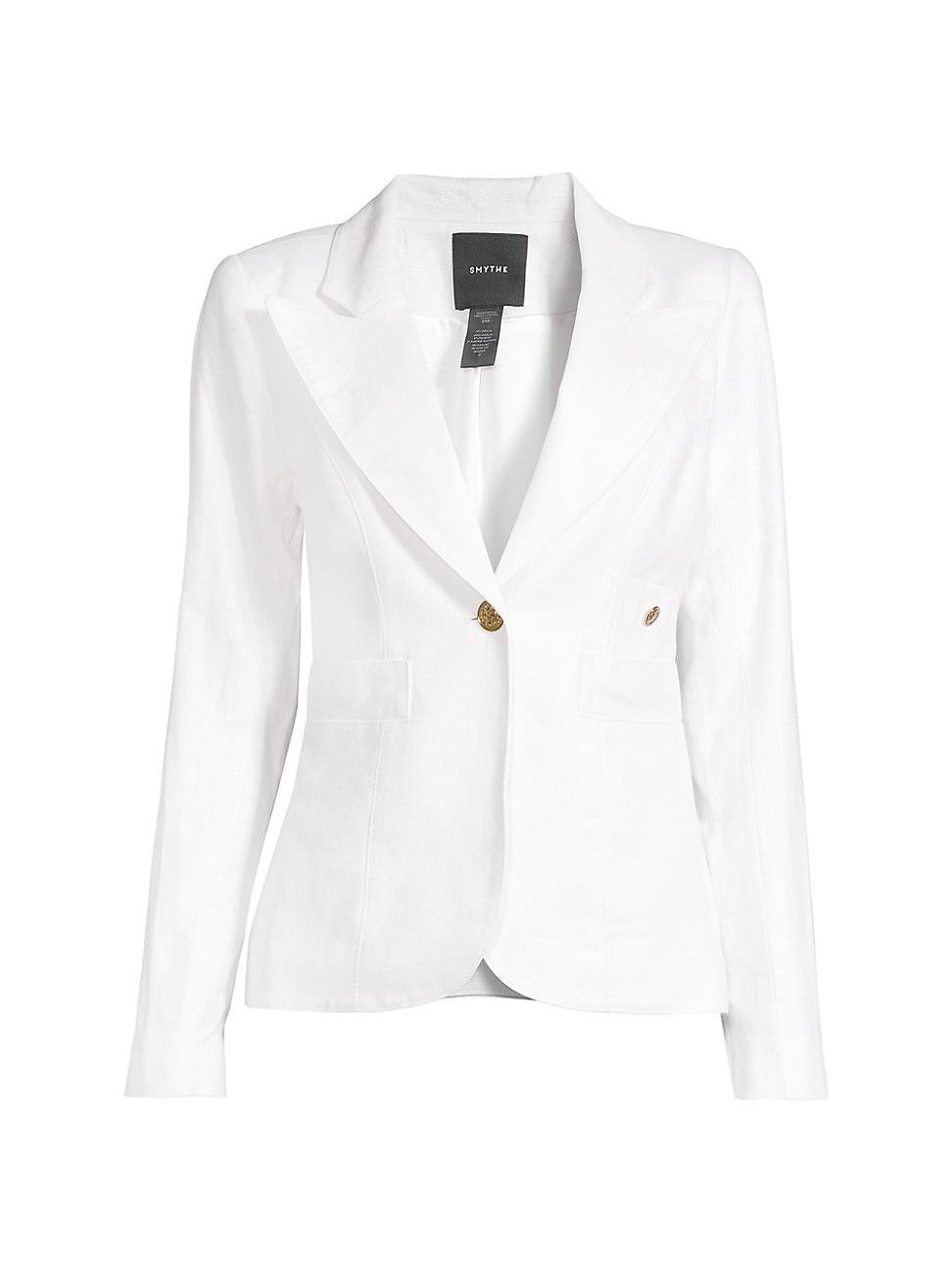 Womens Duchess Linen Blazer Product Image