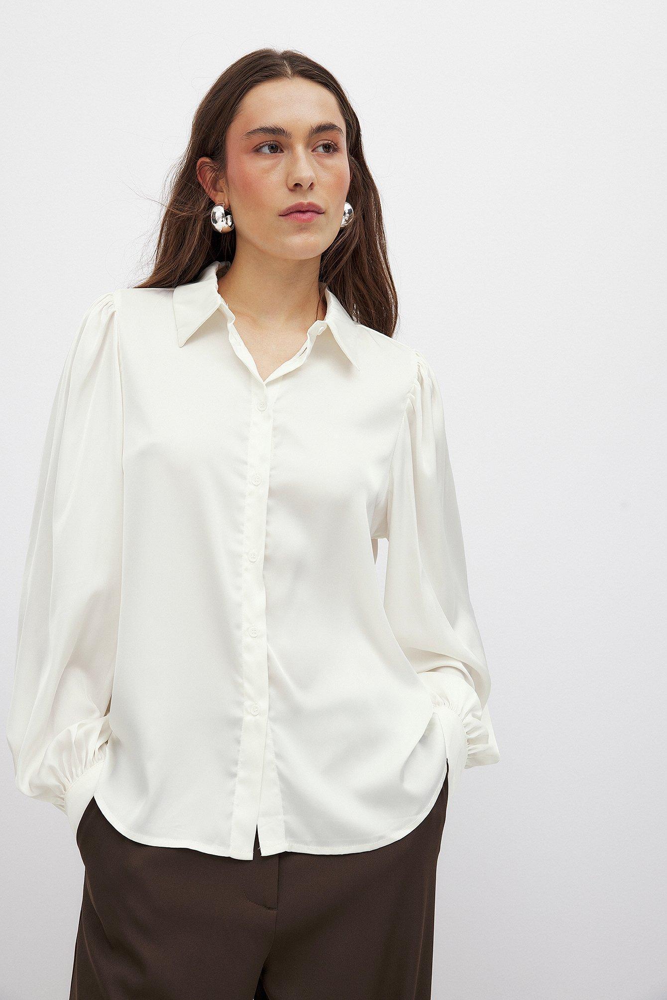 Flowy Satin LS Shirt product image