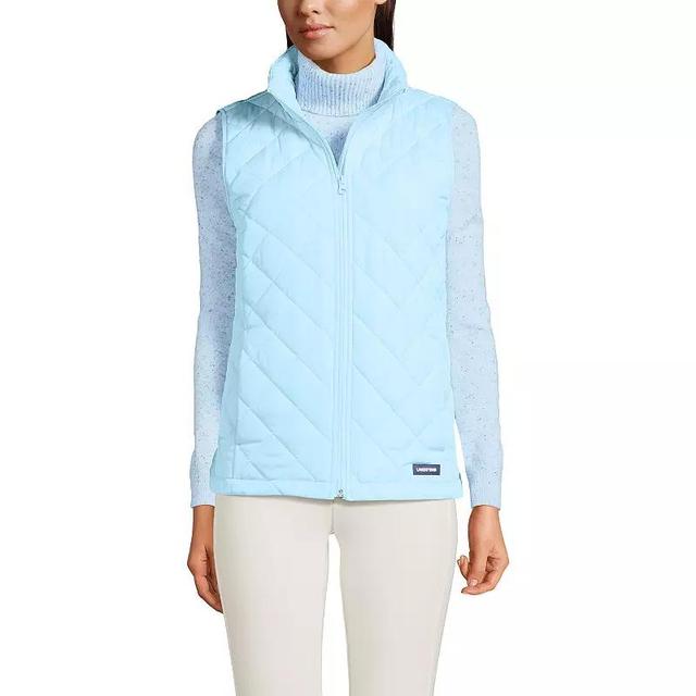 Petite Lands End Insulated Vest, Womens Sweet Orange Product Image