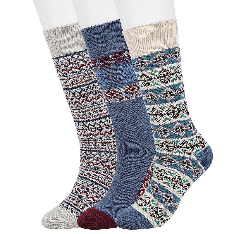 Mens Sonoma Goods For Life 3-pack Patterned Dress Socks Product Image