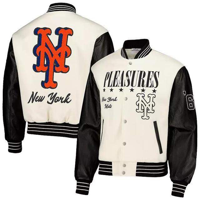 Mens New York Mets Full-Snap Varsity Jacket Product Image